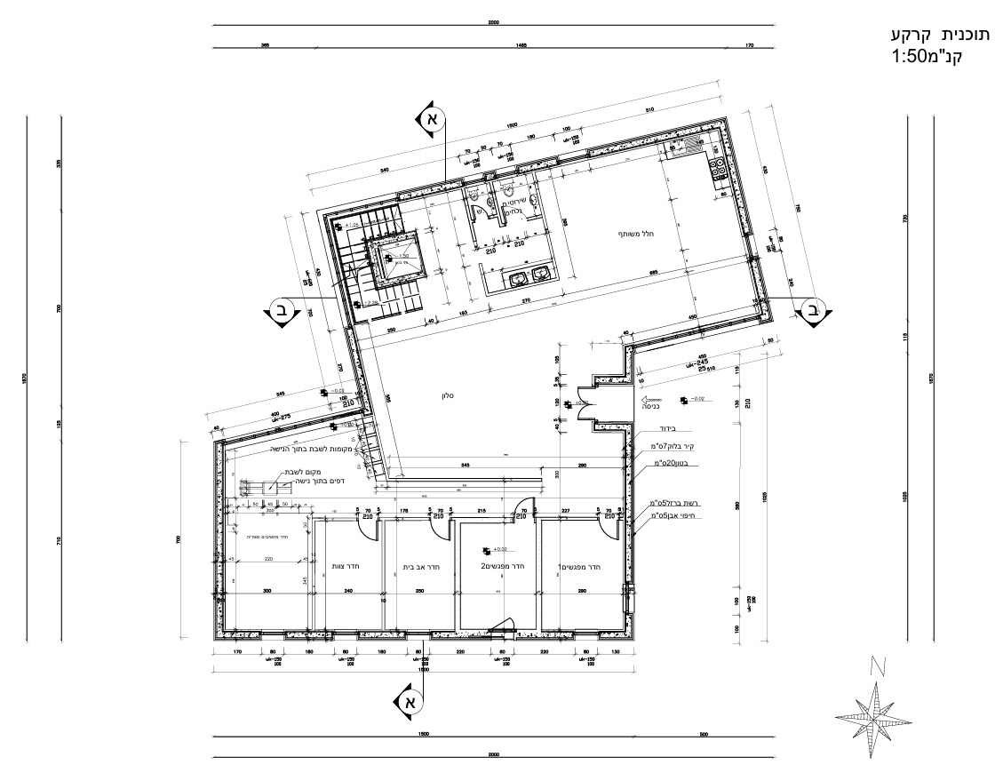 Cross-section elevation