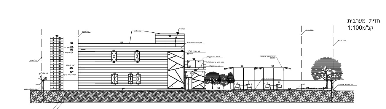 Cross-section elevation